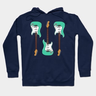 Triple Foam Green Stratocaster Hoodie